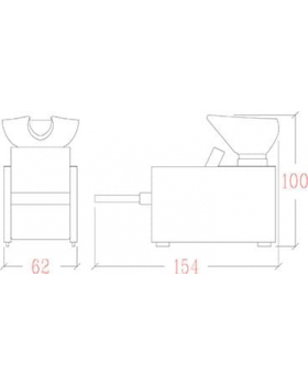 Мойка парикмахерская "KUBIK RELAX"