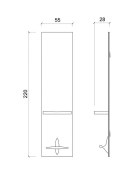 Зеркало парикмахерское "MIROK ANNIVERSARY"