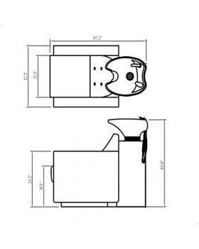 Мойка барбер "Otto" мужская