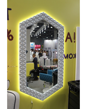 Зеркало "Геометрия" для парикмахерской