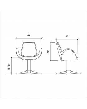 Кресло парикмахерское "Alipes R"