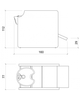 Парикмахерская мойка "Privacy Wash Electric"