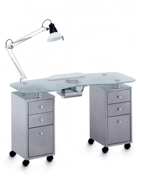 Стол маникюрный 2-ной с вытяжкой "197LХ"