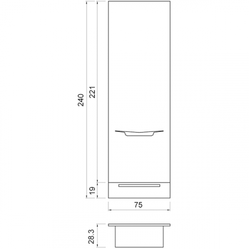 Зеркало парикмахерское "Prince"