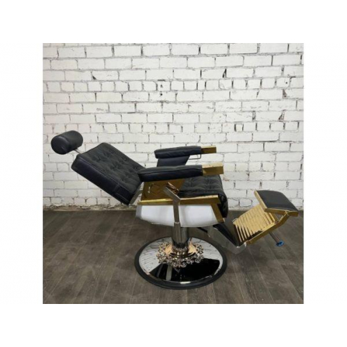Мужское барбер кресло "Мигель Голд"