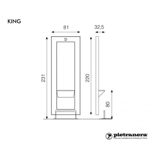 Зеркало парикмахерское "KING TECNO"