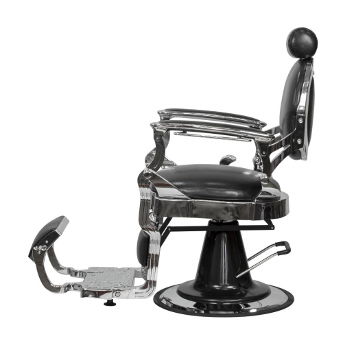Кресло мужское барбер "Ричард" хромированный каркас