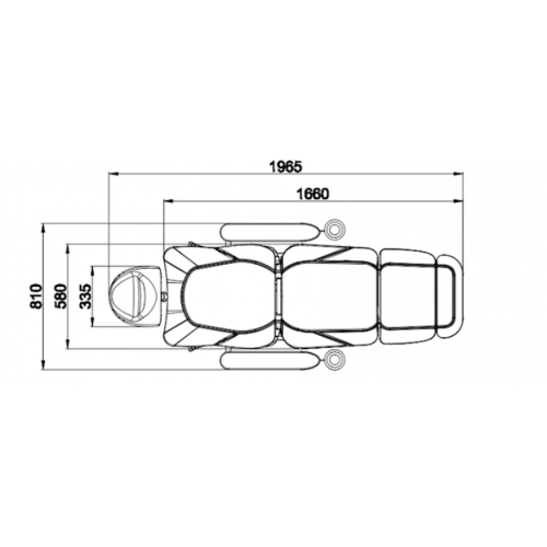 Косметологическое кресло "HZ-3870" 3 мотора