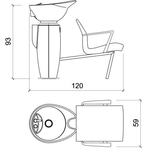 Мойка парикмахерская "GRALUOTIS"