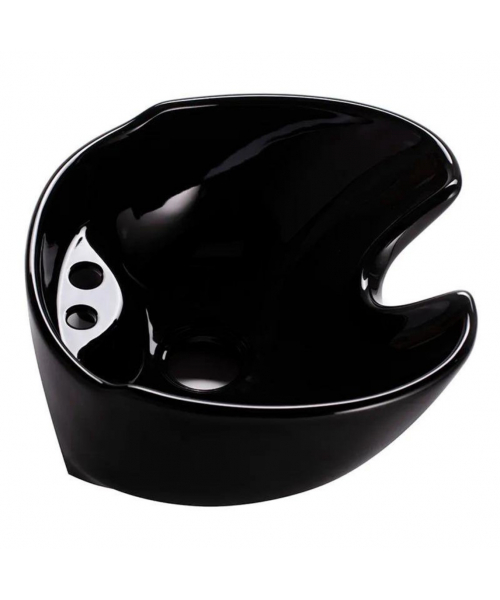 Парикмахерская глубокая раковина SUN&SPA "БРОСС" черная + СЛИВ