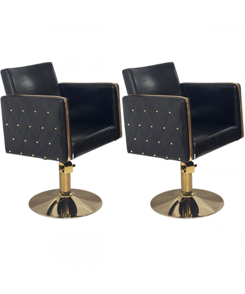 Парикмахерский комплект кресел "Голдиум Блэк З"